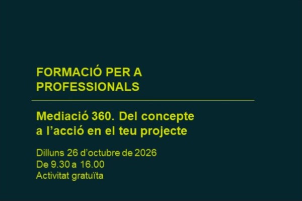 Mediació 360. Del concepte a l'acció. Formació