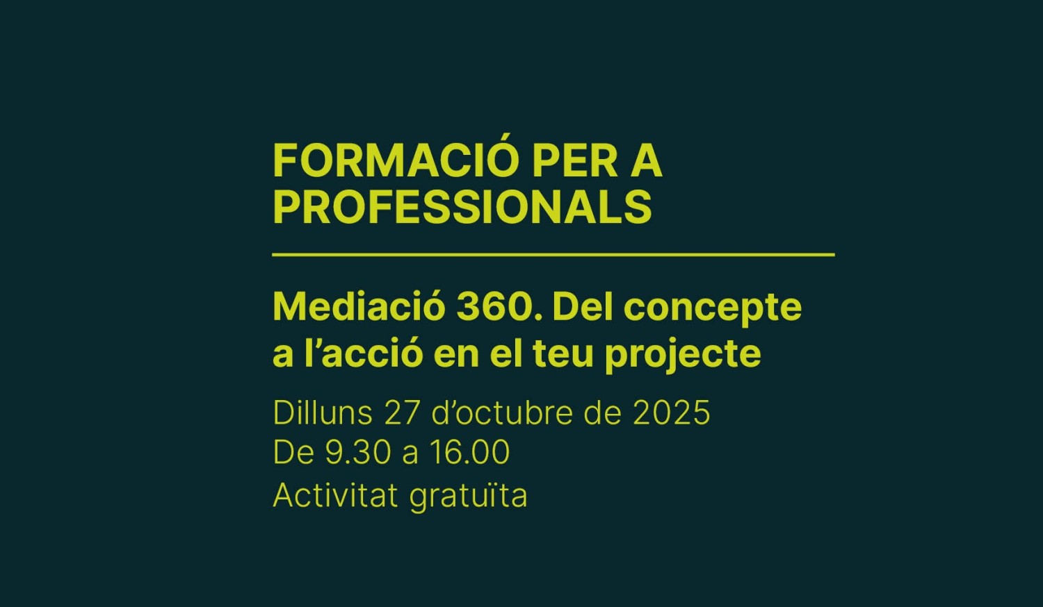 Mediació 360. Del concepte a l'acció