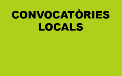 Convocatòries locals