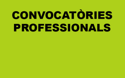 Convocatòries professionals