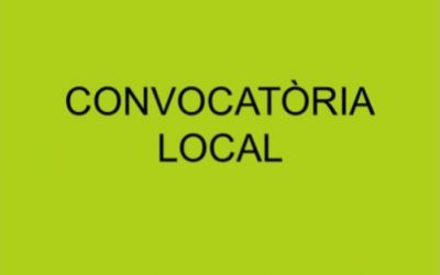 Convocatòria local
