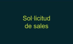 Sol·licitud de sales